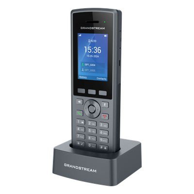 Teléfono Inalámbrico DECT HD, Hasta 20 cuentas SIP por sistema, Conferencia de audio de 3 vías, Audio HD