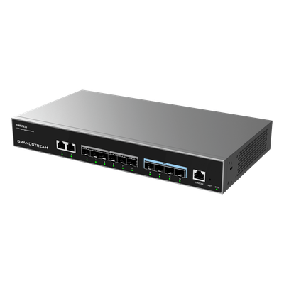 Switch Gigabit Administrable / 24 puertos 10/100/1000 Mbps + 4 Puertos SFP Uplink / Compatible con GWN Cloud.