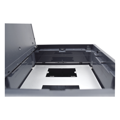 Caja de piso para dos módulos universales (Socket M2), para alimentación eléctrica y redes de datos (11000-33401) No inc