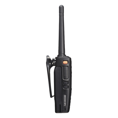 136-174 MHz, 512 Canales, Digital NXDN-DMR-Análogo, GPS, Bluetooth, IP67, 14 Pines, Incluye Batería-Antena-Cargador-Clip