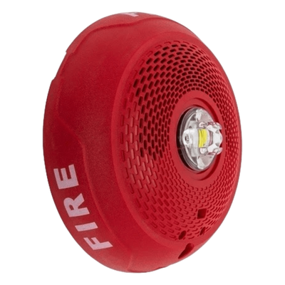Bocina con Lámpara LED Estroboscópica / 4 Hilos / Montaje en Techo / 15 Hasta 117 Candelas / 1/4, 1/2, 1 y 2 W / Tamper 