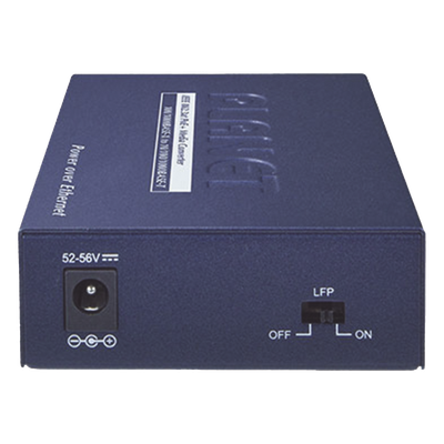 Convertidor de Medios IEEE802.3 AF/AT PoE 10/100/1000BASE T TO MINIGBIC SFP