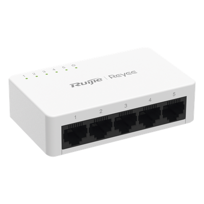 Switch No Administrable Sin PoE De 5 Puertos 10/100 Mbps.