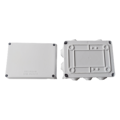 Caja de Conexiones Impermeable IP65, 10 Entradas, Dimensiones 150 x 110 x 70 mm, para Instalaciones Industriales, Comerc