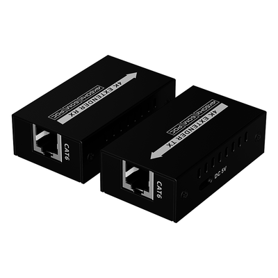 Kit extensor HDMI de tamaño mini | 4K60Hz a 60 metros con PoC | sobre Cat6