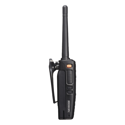 400-520 MHz, 260 Canales, Digital NXDN-DMR-Análogo, GPS, Bluetooth, IP67, 2 Pines, Incluye Batería-Antena-Cargador-Clip.