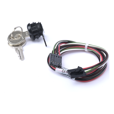 Kit de Cable y Chapa para Puerta de Enlace HON-CGW-MBB, Incluye Cable NUP de 30 Pulgadas, Chapa y Juego de Llaves