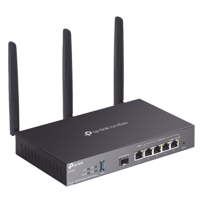 Router Omada VPN / SDN Multi-WAN Gigabit / 1 Puerto WAN SFP Gigabit / 1 Puerto WAN RJ45 Gigabit / 2 Puertos LAN RJ45 Gig
