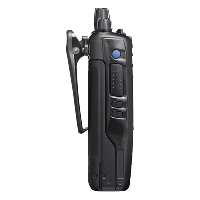 380-470 MHz, DTMF, Digital NXDN-DMR-Analógico, 5 W, Bluetooth, GPS, MicroSD, 1024 Canales, Incluye Batería, cargador, an