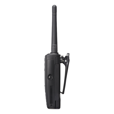 136-174 MHz, 512 Canales, Digital NXDN-DMR-Análogo, GPS, Bluetooth, IP67, 14 Pines, Incluye Batería-Antena-Cargador-Clip