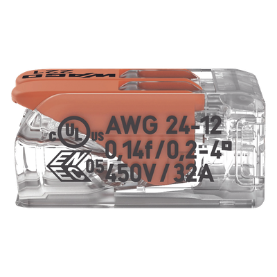 Conector Compacto para 1 Cable de Entrada 1 Cable de Salida / Cables Compatibles 28AWG-12AWG