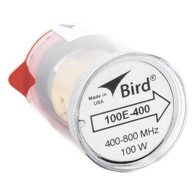 Elemento de 100 Watt en linea 7/8" para Wattmetro BIRD 43 en Rango de Frecuencia de 400 a 800 MHz.