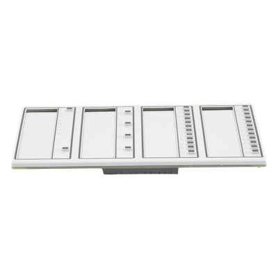 Teclado para Anuncios y Controles Locales del Sistema de Voceo DVC-EM de Notifier / LEDs de Estado y 24 Botones Programa