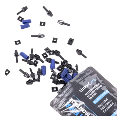 Kit de Montaje Rápido para Equipos en Rack / No más Tuercas Enjauladas / Soporta hasta 50 kg (50 Piezas)