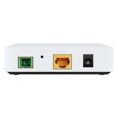 GPON Unidad de red óptica (ONU) con 1 puerto RJ45 10/100/1000 Mbps, 1 puerto GPON SFP conector SC/APC