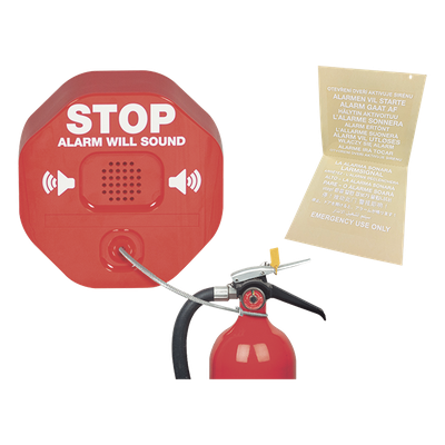 Alarma Para Extintores De Incendio Serie Theft Stopper®, Evita Robo y Mal Uso. Alimentación a 9Vcd