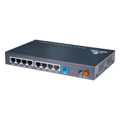 ONU Bridge PoE G/EPON + 1 Puerto SC/UPC + 8 puertos Gigabit con salida PoE/PoE+