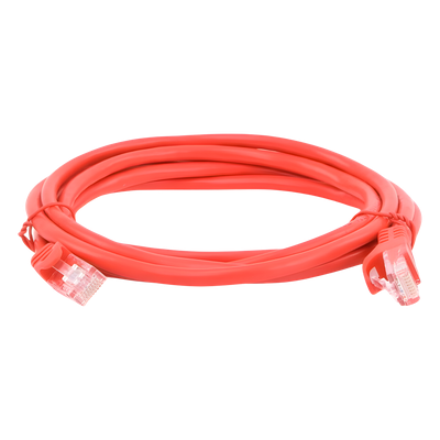 Cable de Parcheo UTP Cat5e - 2.0m. - Rojo
