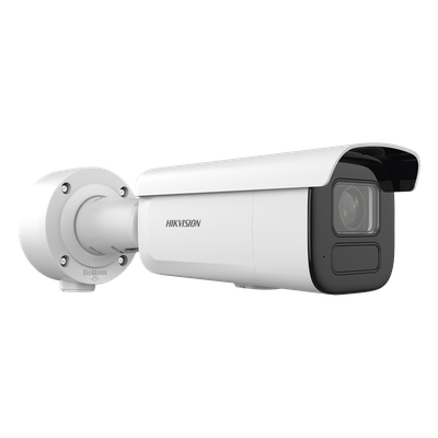 Bala IP 6 Megapixel / Lente Mot. 2.7 a 13.5 mm / 60 mts IR EXIR / Exterior IP67 / IK10 / WDR 120 dB / PoE + / AcuSense /