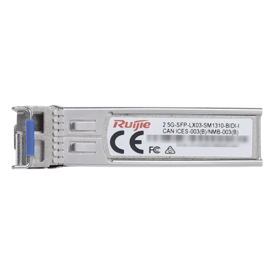 Transceptor SFP 2.5Gb LC Monomodo Bi-direccional, TX:1310nm/RX:1550nm, hasta 3 km, Requiere de 2.5G-SFP-LX03-SM1550-BIDI