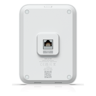 Punto de Acceso U7 IW / Wi-Fi 7 doble banda /MU-MIMO 2x2 por banda / (3) puertos 2.5G RJ45, uno Uplink PoE+ IN, (2) puer