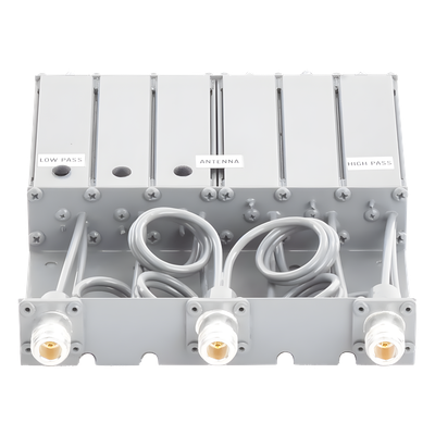 Duplexer SYSCOM en VHF, 6 Cav. 148-160 MHz, 50 Watt, 5 MHz Sep. Rechazo de Banda, N Hembras.