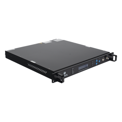 Transmisor Óptico 1550 nm Para CATV con Doble Salida de 9 dBm y Doble Fuente de Poder