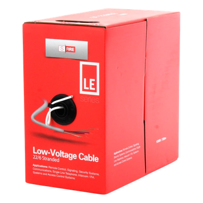 Bobina de 305 Metros / Cable de CCA / 6x22 AWG / Tipo Aluminio Revestido de Cobre / Aplicaciones en Control de Acceso / 