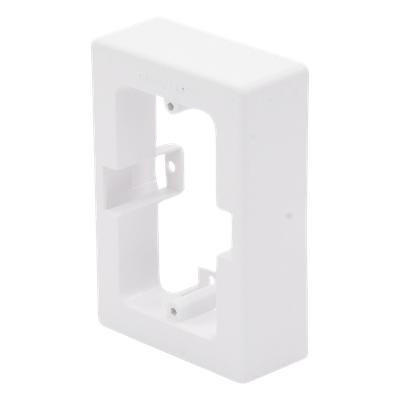 Caja sin fondo Universal, Color blanco de PVC auto extinguible (7900-02002)
