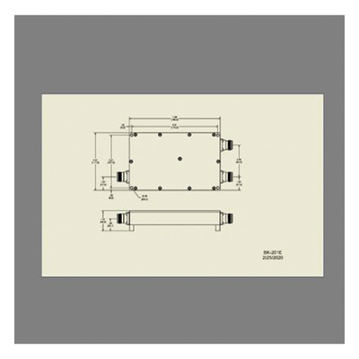 DIPLEXOR 617-960/1695-2700MHz 250W -161dBc 4.3-10 IP67 .