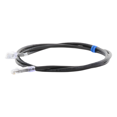 Cable de parcheo UTP Categoría 6, con plug modular en cada extremo - 1.5 m. - Negro