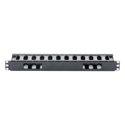 Organizador de cables Horizontal Para Rack de 19", 1U