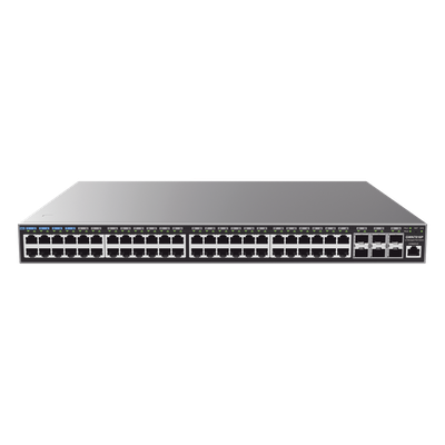 Switch Capa 3 PoE+ Administrable / 48 puertos 10/100/1000 Mbps + 6 Puertos SFP+ de 10 Gigabits / Hasta 740W / Compatible