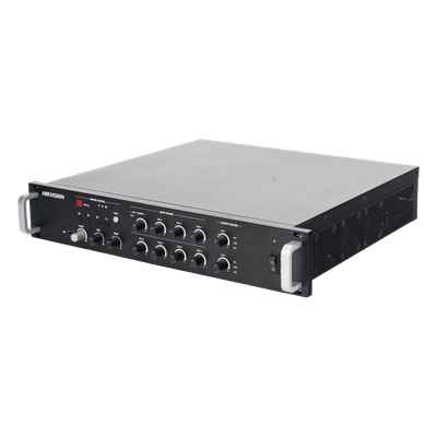 Amplificador de Red 480 W / Tareas en Tiempo Real y Programadas / Audio 2-Canales Mezcla Salida / Protección de Cortocir