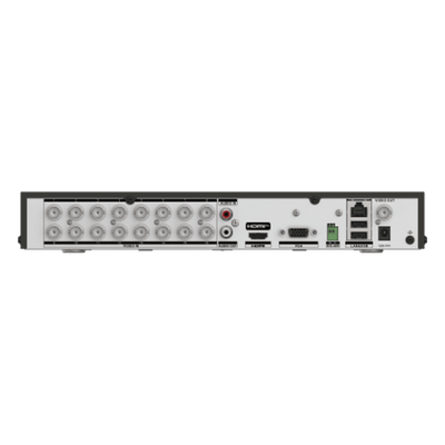 DVR 16 Canales TURBOHD + 16 Canales IP / 8 Megapixel (4K) / Audio por Coaxitron / ACUSENSE / Reconocimiento Facial / 2 B