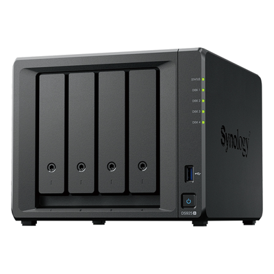 Servidor NAS de 4 Bahías (Expandible a 9 Bahías) / Hasta 162 TB / Servicio Nube Gratis (P2P) / Administración Remota y R