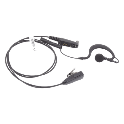 Micrófono de Solapa con Audífono Ajustable al oído. Para. NXRADIO TE-390, HYT TC610P/TC780