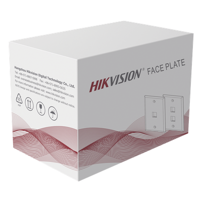 Placa Pared (Face Plate / 1 Puerto / Color Blanco / Caja con 20 Piezas