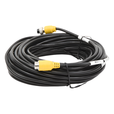 Cable extensor con conector tipo aviación de 15m solo para soluciones de videovigilancia móvil XMR
