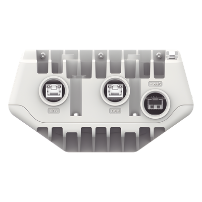 Nodo de distribución cnWave V5000, 60 GHz (frecuencia libre), antena integrada 22.5 dBi de 280º, 15.2 Gbps, hasta 30 nod