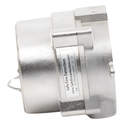 Detector de Llama de Doble Tecnología UV/IR / Convencional / Alcance de hasta 30 m / a Prueba de Explosión / Requiere mo