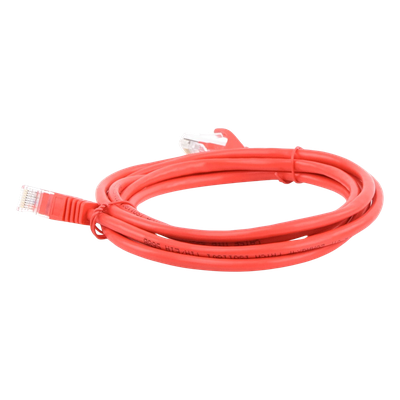 Cable de Parcheo UTP Cat5e - 2.0m. - Rojo