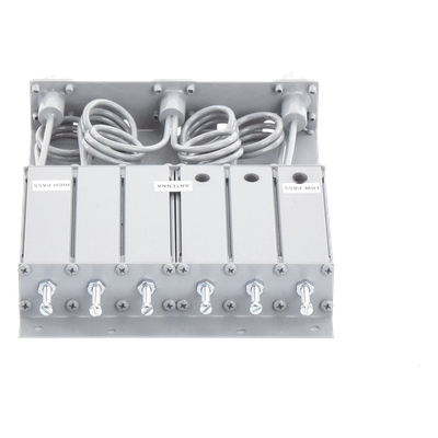 Duplexer SYSCOM en VHF, 6 Cav. 148-160 MHz, 50 Watt, 5 MHz Sep. Rechazo de Banda, N Hembras.