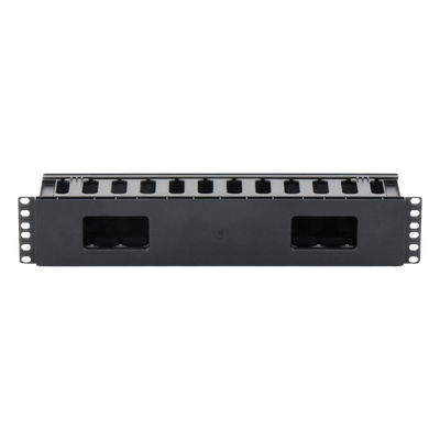 Organizador de cables Horizontal Para Rack de 19", 2U