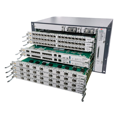 OLT Modular tipo Chasis Serie V5600X7 GPON/XGS-PON Combo, 7 Ranuras de Servicio Incluye 1 tarjeta de 16 puertos GPON con