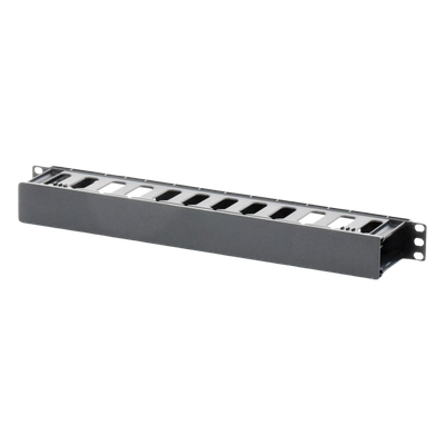 Organizador de cables Horizontal Para Rack de 19", 1U