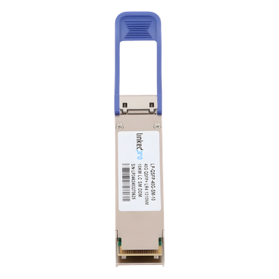 Transceptor QSFP+ (Mini-Gbic) / Monomodo / 40 Gbps de velocidad / Conectores LC Dúplex / Hasta 10 km de Distancia