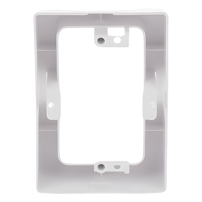Caja sin fondo Universal, Color blanco de PVC auto extinguible (7900-02002)