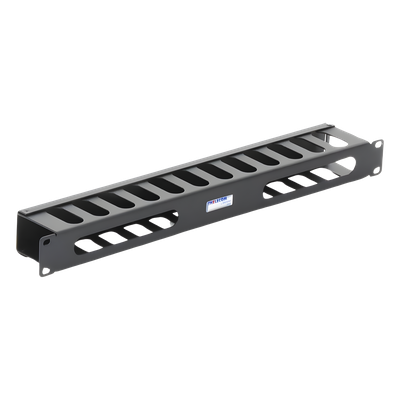Organizador de cables horizontal de 19", 1UR