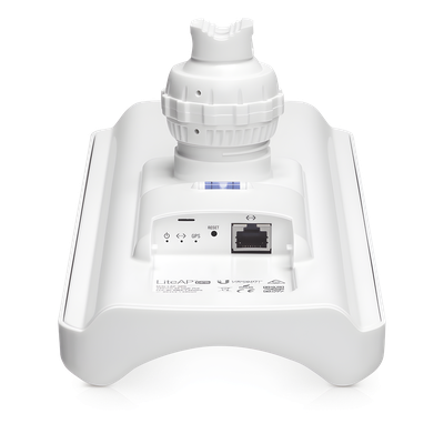 Estación Base 2x2 MIMO airMAX LiteAP AC hasta 450 Mbps, 5 GHz (5150 - 5875 MHz) con antena integrada de 17 dBi y cobertu